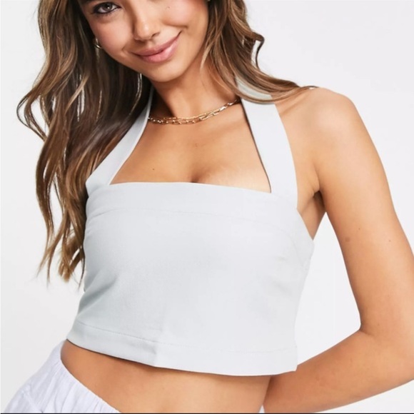 Abercrombie Tailored Cropped Halter - Picture 1 of 4